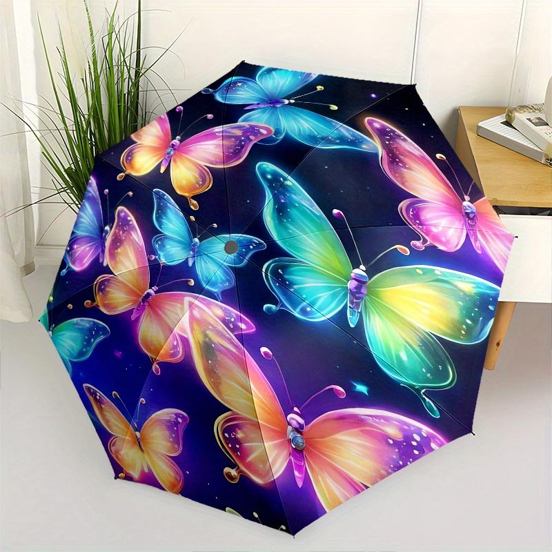 Butterfly Fantasy Theme 8 Bone Hand Automatic Folding Umbrella, Compact and Portable Design, A Perfect Gift for Birthday, Christmas or Busin
Butterfly Fantasy Theme 8 Bone Hand Automatic Folding Umbrella, Compact and Portable Design, A Perfect Gift for Birthday, Christmas or Busin