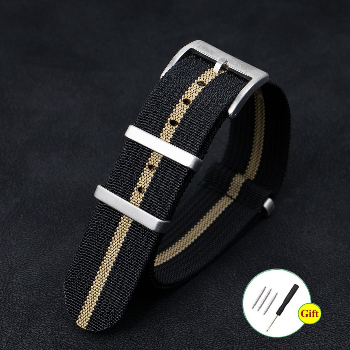 New 18mm 20mm 22mm Nylon Watchband for Omega Watchband Accessories Nylon Watch Strap for Military Watch Band Bracelets 20MM
New 18mm 20mm 22mm Nylon Watchband for Omega Watchband Accessories Nylon Watch Strap for Military Watch Band Bracelets 20MM