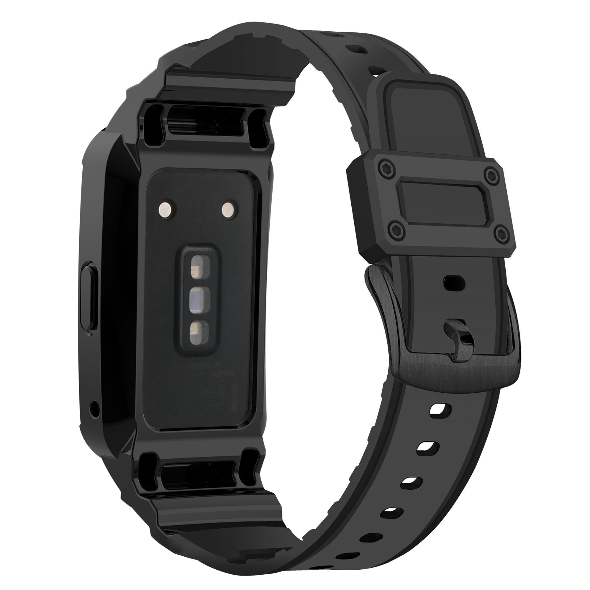 For Honor Band 6/Huawei Band 6/7 Replacement TPU Watch Band Adjustable Wrist Strap+Watch Case Black
For Honor Band 6/Huawei Band 6/7 Replacement TPU Watch Band Adjustable Wrist Strap+Watch Case Black