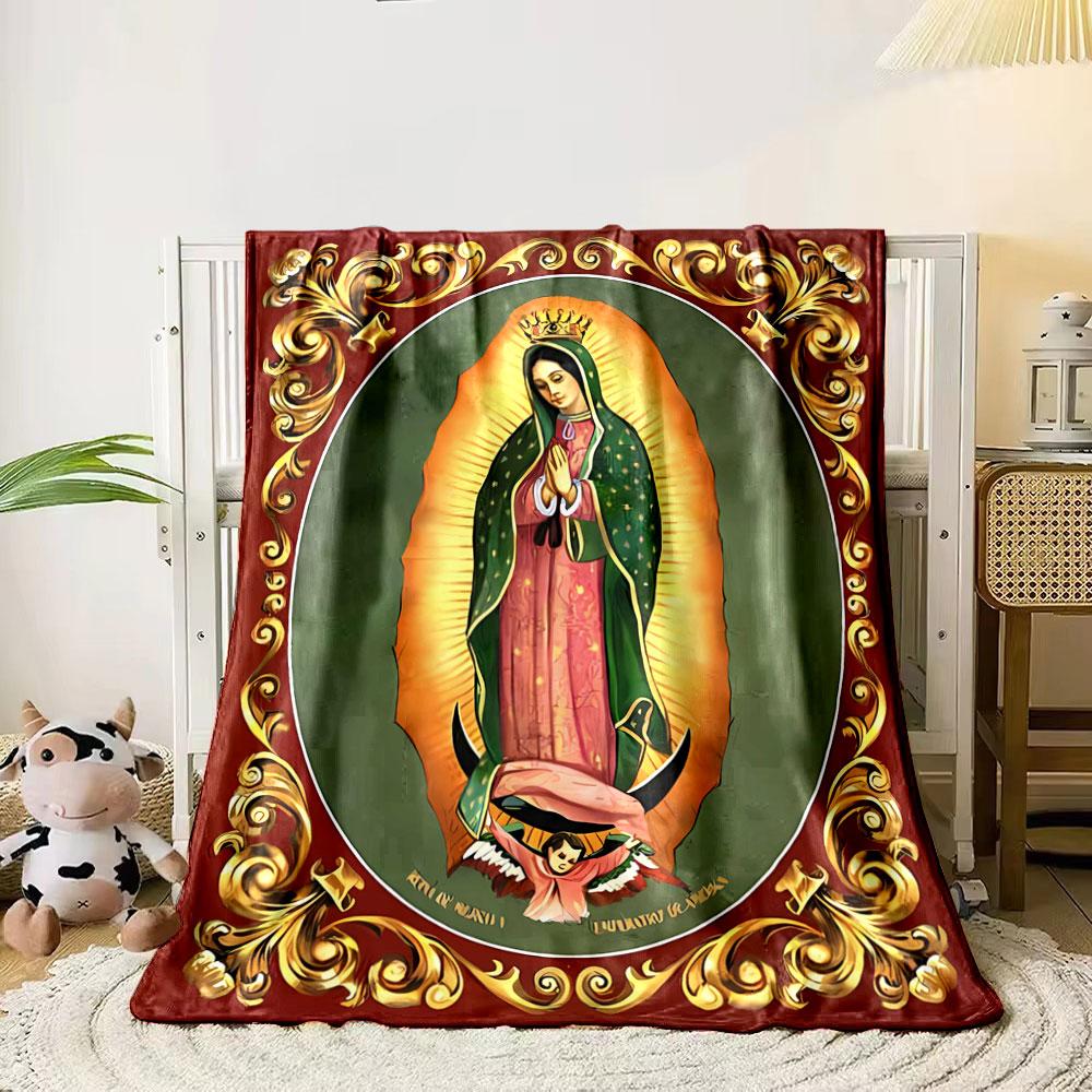 A crowned figure in a radiant oval frame with golden floral motifs. for all seasons blanket lunch break throw gift 80cm x 120cm
A crowned figure in a radiant oval frame with golden floral motifs. for all seasons blanket lunch break throw gift 80cm x 120cm