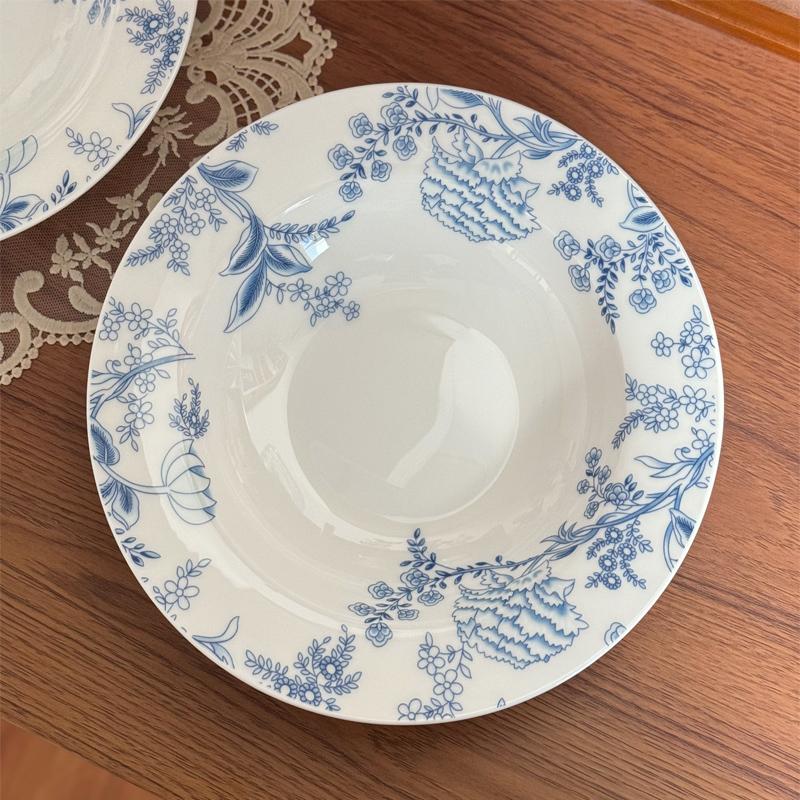 Round Bone china Plates Househod 8.5 Inch Flower Pattern High Aesthetic Deepen Dinner Dishes Underglazed Colour Food Plate 8.5 inches
Round Bone china Plates Househod 8.5 Inch Flower Pattern High Aesthetic Deepen Dinner Dishes Underglazed Colour Food Plate 8.5 inches