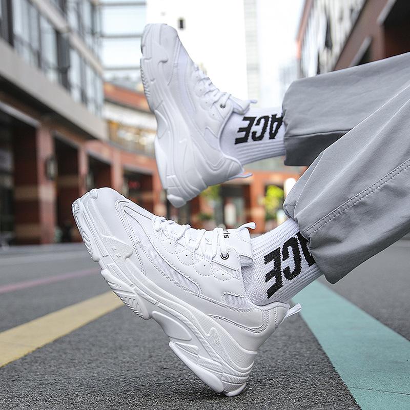 Boys shoes men s summer breathable dad shoes men s travel shoes inner height increase versatile white sports and leisure shoes trendy shoes 44
Boys shoes men s summer breathable dad shoes men s travel shoes inner height increase versatile white sports and leisure shoes trendy shoes 44
