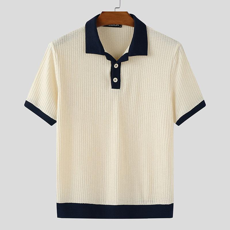 INCERUN Men Lapel Short Sleeve Stitching Casual Office Rib T-shirts Tops 2XL абрикосовый
INCERUN Men Lapel Short Sleeve Stitching Casual Office Rib T-shirts Tops 2XL абрикосовый