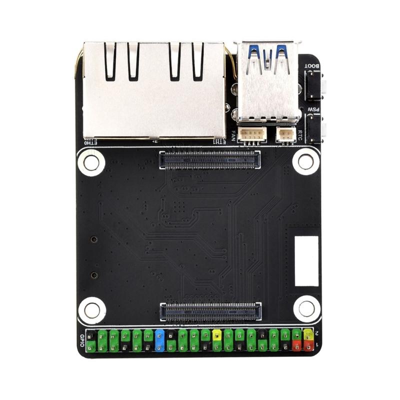 Базова плата Ethernet з портом USB 3.0 Подвійна гігабітна базова плата для Compute Module 5 Подвійний порт RJ45 1
Базова плата Ethernet з портом USB 3.0 Подвійна гігабітна базова плата для Compute Module 5 Подвійний порт RJ45 1