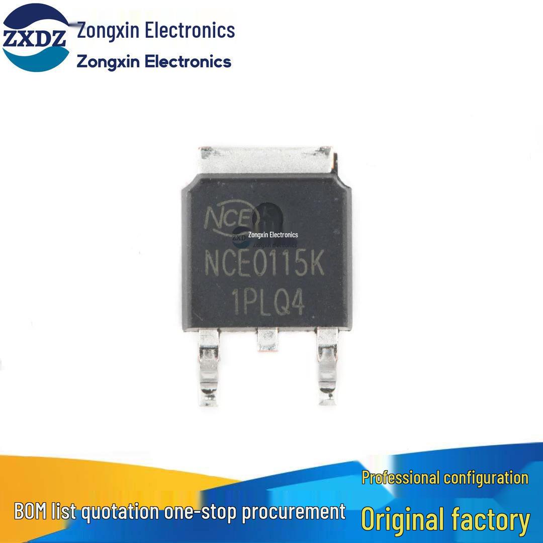 Original NCE0115K TO-252-2 100V/15A N-channel MOSFET Chip
Original NCE0115K TO-252-2 100V/15A N-channel MOSFET Chip
