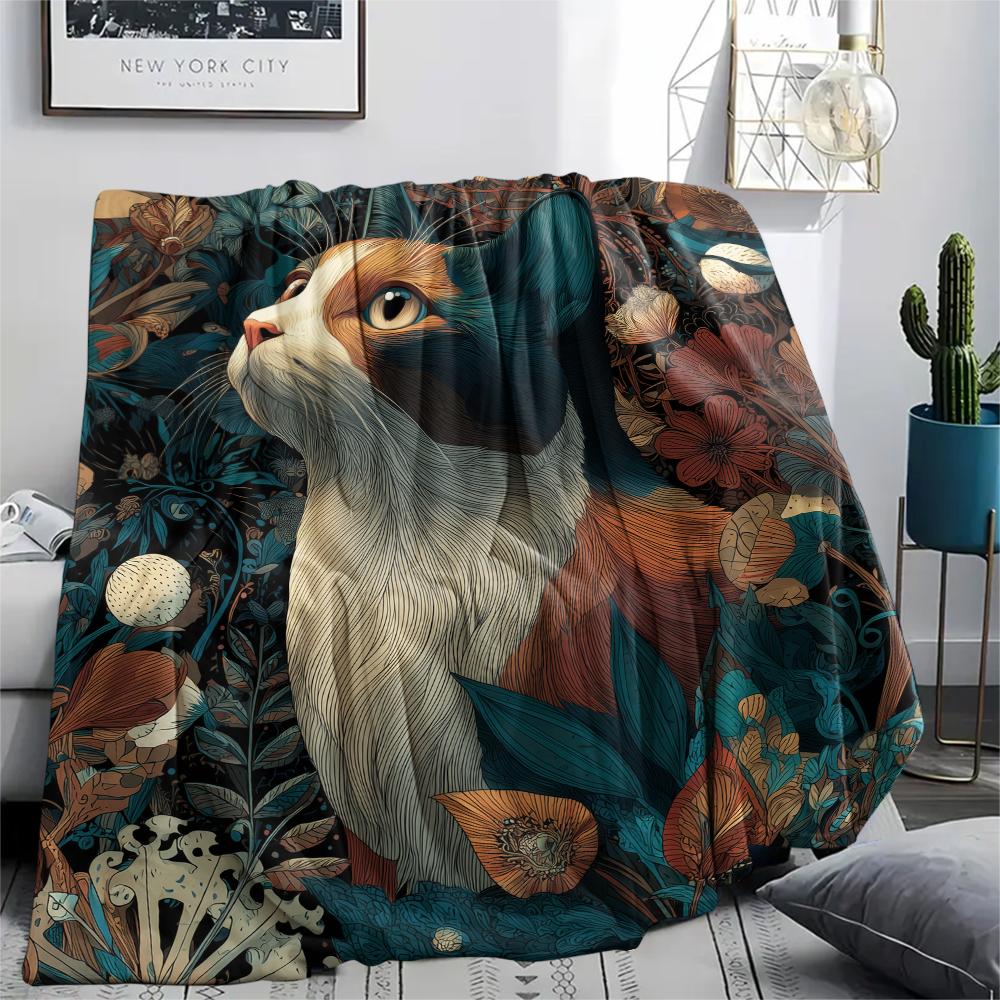 Calico Cat pattern Flannel Blanket, High quality Comfortable for All Seasons, Home Decor, Warmth and Comfort, Perfect for Gifts. 80cm x 120cm
Calico Cat pattern Flannel Blanket, High quality Comfortable for All Seasons, Home Decor, Warmth and Comfort, Perfect for Gifts. 80cm x 120cm
