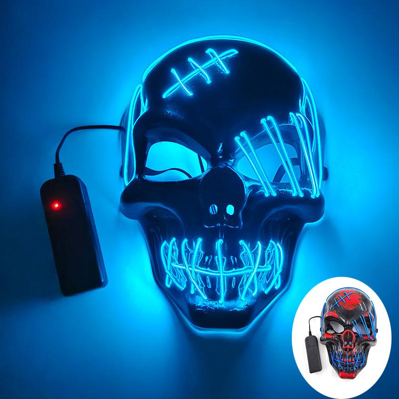 Светящаяся маска черепа ужаса, ужасающая светящаяся светодиодная маска на Хэллоуин, светящаяся маска дьявола для украшения дома с привидениями, реквизит для косплея
Светящаяся маска черепа ужаса, ужасающая светящаяся светодиодная маска на Хэллоуин, светящаяся маска дьявола для украшения дома с привидениями, реквизит для косплея