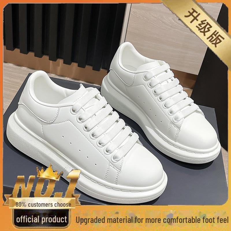 Мужские модные белые кожаные кроссовки - дышащие, повседневные, на плоской подошве, на пружинах 40
Мужские модные белые кожаные кроссовки - дышащие, повседневные, на плоской подошве, на пружинах 40