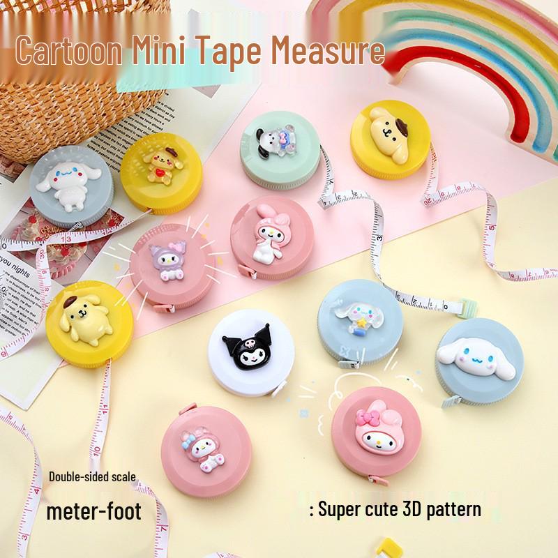 Cute Cartoon Portable Self-Locking Tape Measure - 1.5 Meters Metric/Inch for Students and Home Use
Cute Cartoon Portable Self-Locking Tape Measure - 1.5 Meters Metric/Inch for Students and Home Use