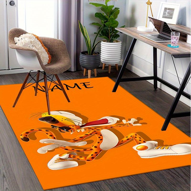 Cheetah, Cool, Orange Office Carpet Soft Polyester Entrance Carpet Washable Non slip Machine Washabl 60cm by 90cm
Cheetah, Cool, Orange Office Carpet Soft Polyester Entrance Carpet Washable Non slip Machine Washabl 60cm by 90cm