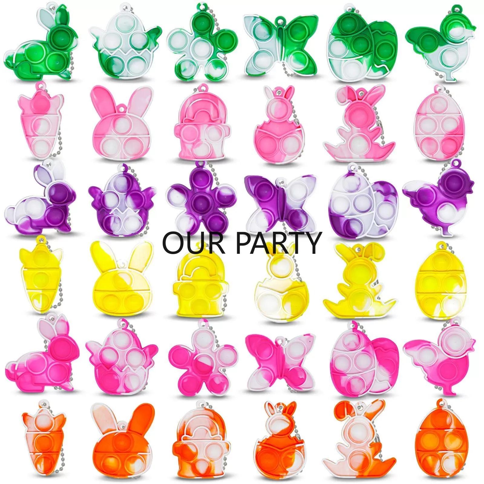 12Pcs Mini Bunny Rabbit Egg Pop Keychain Sensory Finger Fidget Toy for Kids Birthday Party Favors Happy Easter Pinata Fillers
12Pcs Mini Bunny Rabbit Egg Pop Keychain Sensory Finger Fidget Toy for Kids Birthday Party Favors Happy Easter Pinata Fillers