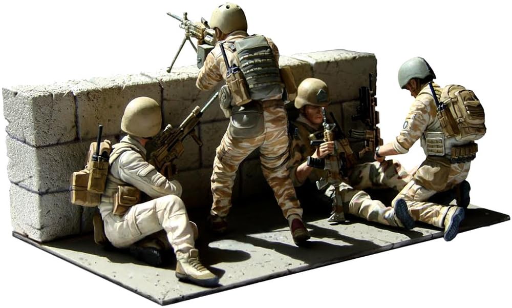 Master Box American Active Duty 4 Soldiers Middle East Gunfight Plastic Model MB35193 1/35
Master Box American Active Duty 4 Soldiers Middle East Gunfight Plastic Model MB35193 1/35