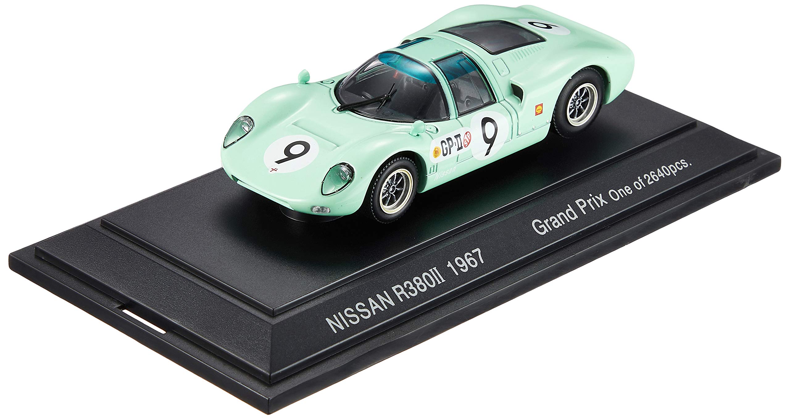 Ebro Nissan Зеленый Готовый продукт 1/43 R380II#9
Ebro Nissan Зеленый Готовый продукт 1/43 R380II#9