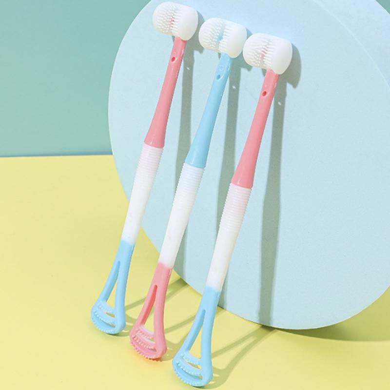 Three Sided Toothbrush Multifunctional Tongue Coating Toothbrush Cleaning Tongue Scraper Toothbrush Soft Bristles Oral Care
Three Sided Toothbrush Multifunctional Tongue Coating Toothbrush Cleaning Tongue Scraper Toothbrush Soft Bristles Oral Care