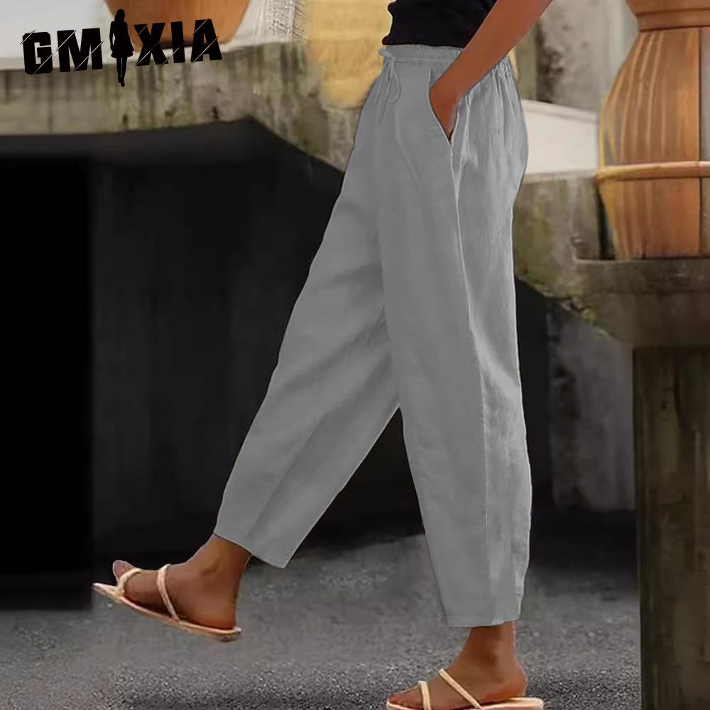 GMXIA Женские модные повседневные брюки и капри с однотонным принтом XXXXXL светло-серый
GMXIA Женские модные повседневные брюки и капри с однотонным принтом XXXXXL светло-серый