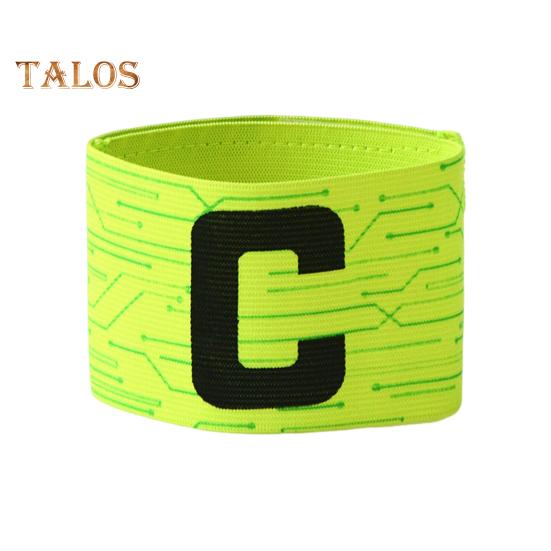 Футбольная капитанская повязка с регулируемой застежкой-лентой, яркая цветная футбольная повязка, эластичная капитанская повязка, аксессуары для команды флуоресцентный зеленый