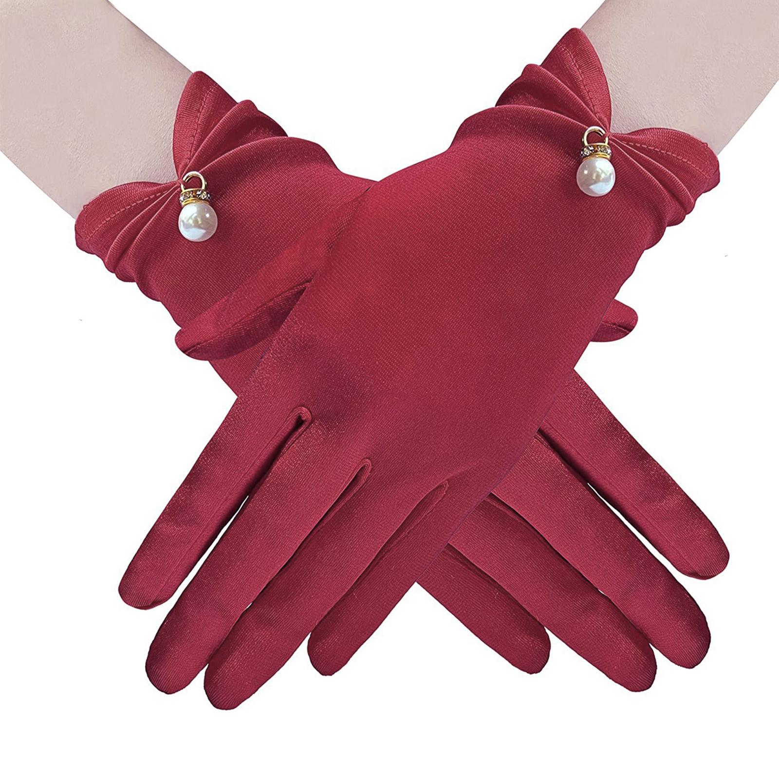 Атласные перчатки Перчатки для вечернего платья с жемчужным декором Свадебные перчатки невесты для официального мероприятия Сценические аксессуары Перчатки для рук вино красного
Атласные перчатки Перчатки для вечернего платья с жемчужным декором Свадебные перчатки невесты для официального мероприятия Сценические аксессуары Перчатки для рук вино красного