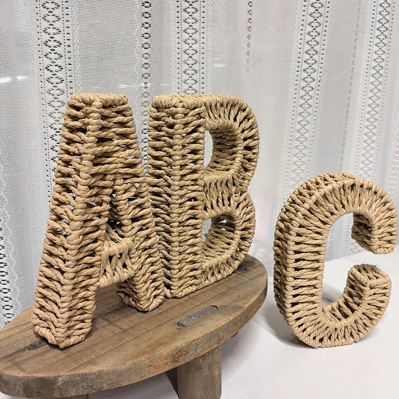 1 Set Rustic Iron Letter Decor with Jute Twine Minimalist Paper Twine Alphabet Decor 17.5x3.5cm
1 Set Rustic Iron Letter Decor with Jute Twine Minimalist Paper Twine Alphabet Decor 17.5x3.5cm