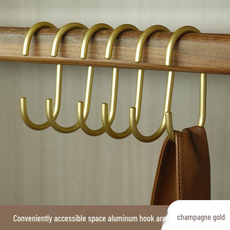 S-образные многофункциональные крючки из алюминиевого сплава для шарфов, шалей, сумок и кухонных принадлежностей Solid Aluminum 6mm / Rustproof
S-образные многофункциональные крючки из алюминиевого сплава для шарфов, шалей, сумок и кухонных принадлежностей Solid Aluminum 6mm / Rustproof