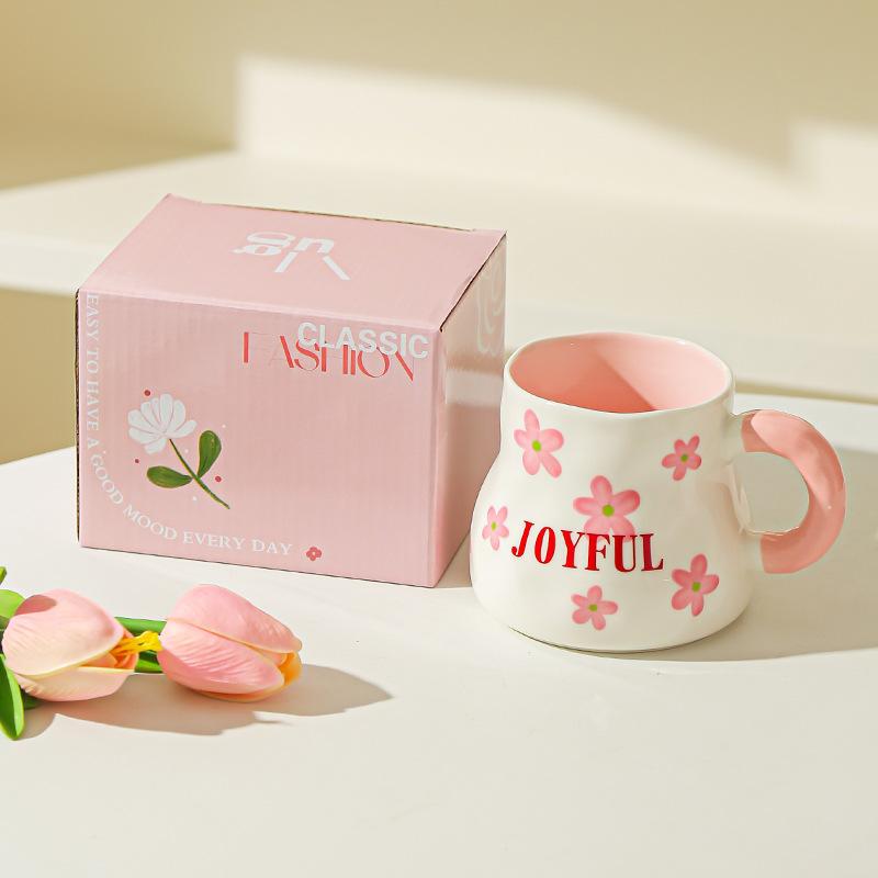 Premium Ceramic Cup Korean Hand Painted Underglaze Colored Mug Cute Niche Flower Tea Coffee Cup Souvenir Girl Strong 401-500ml
Premium Ceramic Cup Korean Hand Painted Underglaze Colored Mug Cute Niche Flower Tea Coffee Cup Souvenir Girl Strong 401-500ml