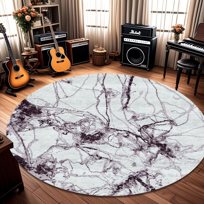 Modern Marble Round Rug Floor Mat Non Slip Washable Contemporary Artistic Carpet for Living Room Bedroom Light Luxury Decor 80X80CM
Modern Marble Round Rug Floor Mat Non Slip Washable Contemporary Artistic Carpet for Living Room Bedroom Light Luxury Decor 80X80CM