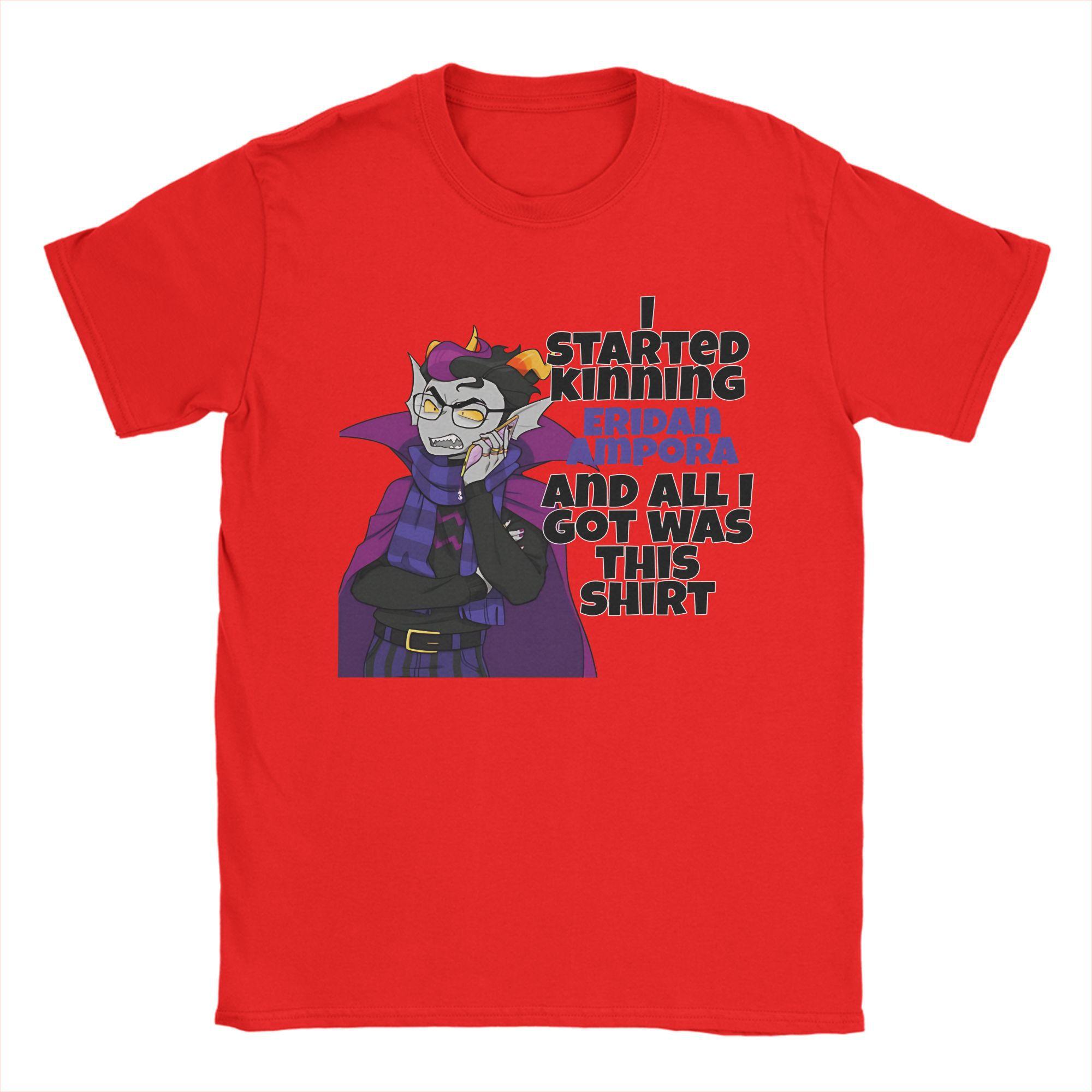 Мужские футболки Homestuck Эридан Ампора кин Хипстерская футболка с коротким рукавом и круглым вырезом Чистый хлопок Летняя одежда S
Мужские футболки Homestuck Эридан Ампора кин Хипстерская футболка с коротким рукавом и круглым вырезом Чистый хлопок Летняя одежда S