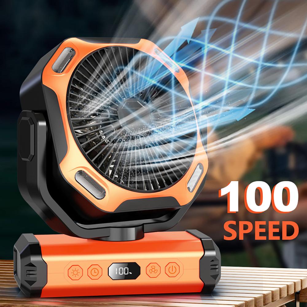 Camping Fan 10000mAh Rechargeable Portable Camping Circulator Fan Wireless Tent Ceiling Fan 100 Speed Settings W/ Button Control помаранчевий
Camping Fan 10000mAh Rechargeable Portable Camping Circulator Fan Wireless Tent Ceiling Fan 100 Speed Settings W/ Button Control помаранчевий