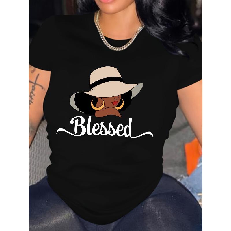 European Size European Size Portrait Print T-shirt, Casual Short Sleeve Crew Neck Top For Spring & Summer, Women s Clothing 4XL
European Size European Size Portrait Print T-shirt, Casual Short Sleeve Crew Neck Top For Spring & Summer, Women s Clothing 4XL