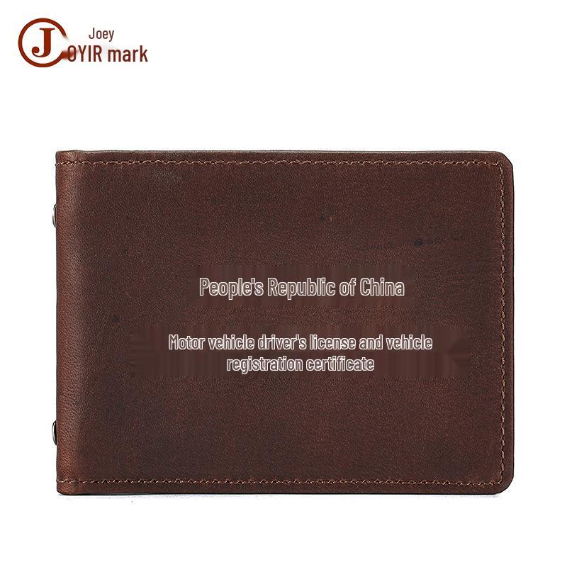 Vintage Crazy Horse Leather Driver s License and Card Holder
Vintage Crazy Horse Leather Driver s License and Card Holder