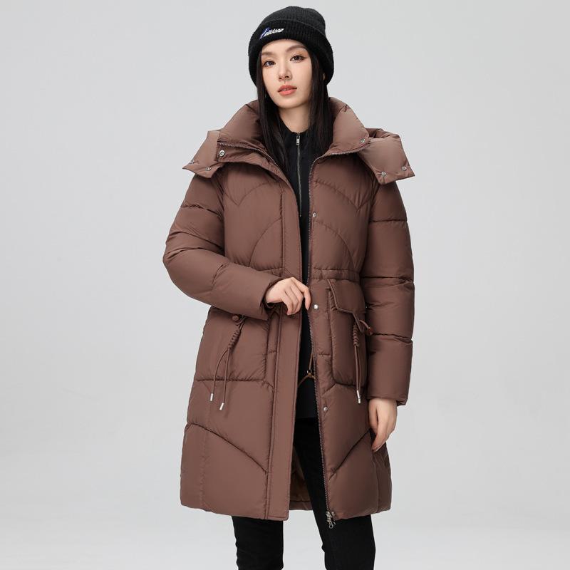 Long cotton-padded women s winter coat waist thickened hooded down cotton-padded jacket over the knee XXXL темно-коричневого
Long cotton-padded women s winter coat waist thickened hooded down cotton-padded jacket over the knee XXXL темно-коричневого