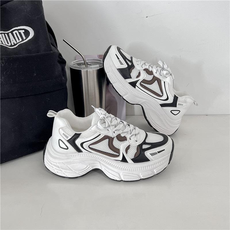 Fashion New 2024 Women Trendy Sneakers Lace-up Platform Women Shoes Thick-soled Mesh Breathability Patchwork Color Women Casual Shoes 40 чёрный
Fashion New 2024 Women Trendy Sneakers Lace-up Platform Women Shoes Thick-soled Mesh Breathability Patchwork Color Women Casual Shoes 40 чёрный