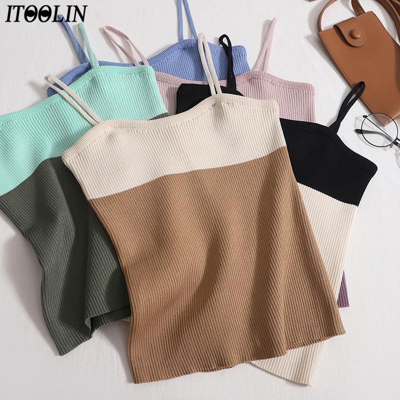 ITOOLIN милые укороченные топы, женские шикарные летние сексуальные топы на бретелях с открытой спиной, вязаные милые майки для женщин, тонкие майки
ITOOLIN милые укороченные топы, женские шикарные летние сексуальные топы на бретелях с открытой спиной, вязаные милые майки для женщин, тонкие майки