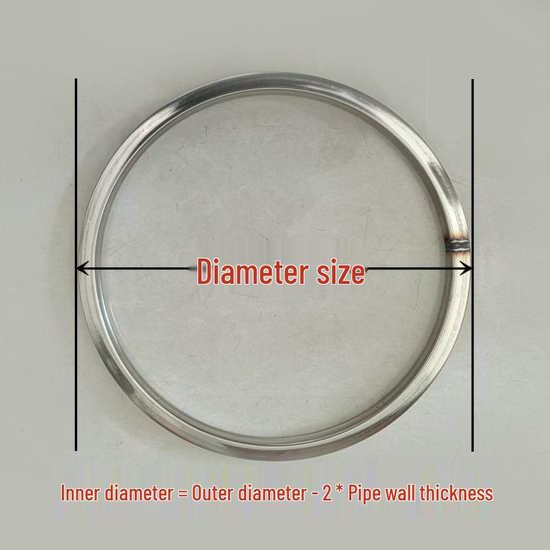 Декоративне кільце з потовщеної порожнистої квадратної труби з нержавіючої сталі 304 15mm square tube, outer diameter 50 cm
Декоративне кільце з потовщеної порожнистої квадратної труби з нержавіючої сталі 304 15mm square tube, outer diameter 50 cm