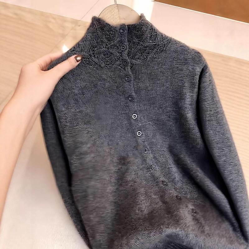 Plus Size Women s Crochet Hollow Half Turtleneck Sweater Sweater Autumn and Winter New Style Huge Beautiful Small Top Onesize сірий
Plus Size Women s Crochet Hollow Half Turtleneck Sweater Sweater Autumn and Winter New Style Huge Beautiful Small Top Onesize сірий