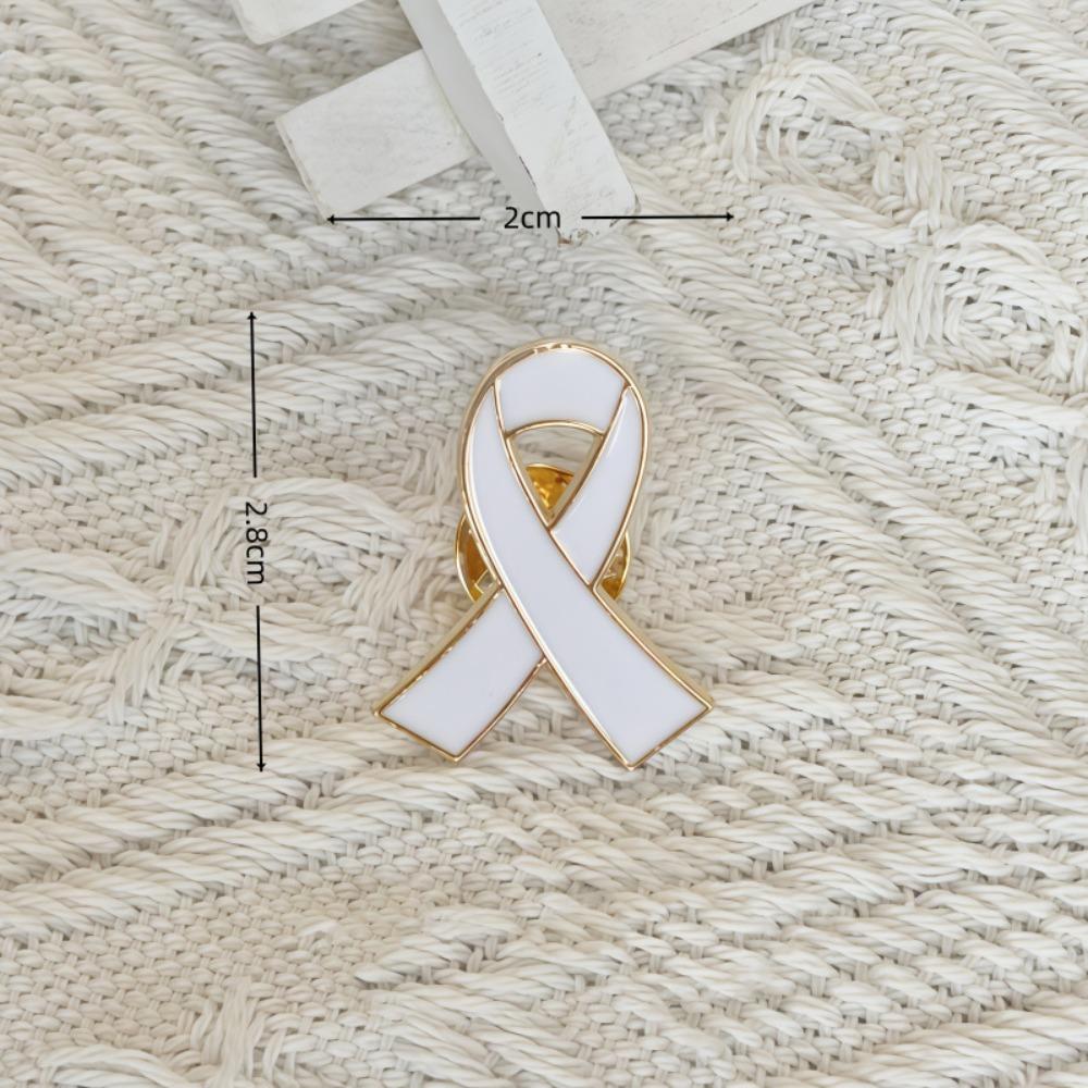 White Black Ribbon Pin Awareness Black Bow Brooch Pin Simple Mourning Badge Brooch Party Style 2
White Black Ribbon Pin Awareness Black Bow Brooch Pin Simple Mourning Badge Brooch Party Style 2