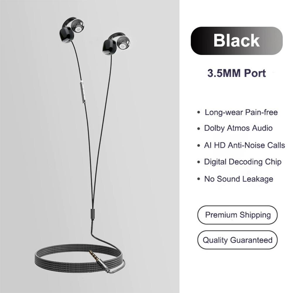 Type C & 3.5mm Wired Headphones Clip-on HIFI Sound Sports Earbuds Handfree Gaming Headsets With HD Mic Earphones
Type C & 3.5mm Wired Headphones Clip-on HIFI Sound Sports Earbuds Handfree Gaming Headsets With HD Mic Earphones