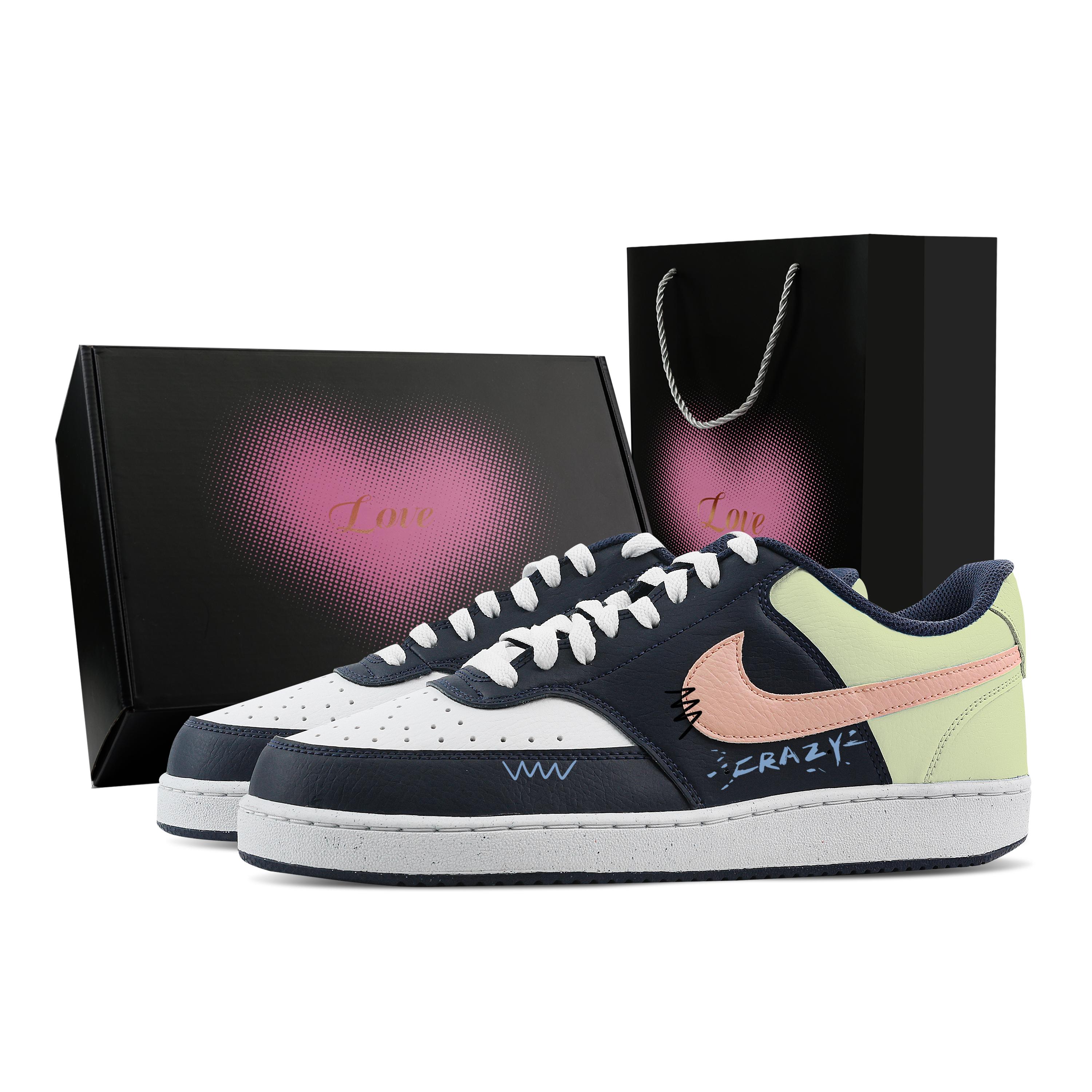 Nike Court Vision Low Fantasia Green, Heart Box Synthetic Leather Low top Training Shoes Men s Blue Green HM9862-400(Team773--) 42.5
Nike Court Vision Low Fantasia Green, Heart Box Synthetic Leather Low top Training Shoes Men s Blue Green HM9862-400(Team773--) 42.5