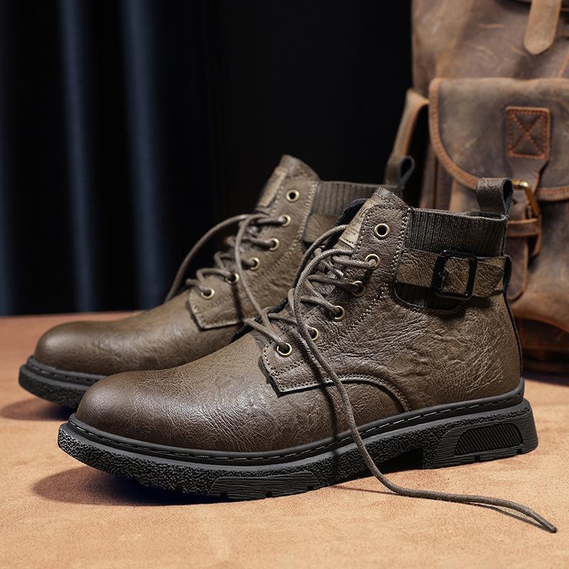 Осень и зима внешнеторговые горячие продажи мужские ботинки Мартина большого размера носки рот тренд Zhongbang ботинки универсальные ретро мужские туфли 38 хаки
Осень и зима внешнеторговые горячие продажи мужские ботинки Мартина большого размера носки рот тренд Zhongbang ботинки универсальные ретро мужские туфли 38 хаки