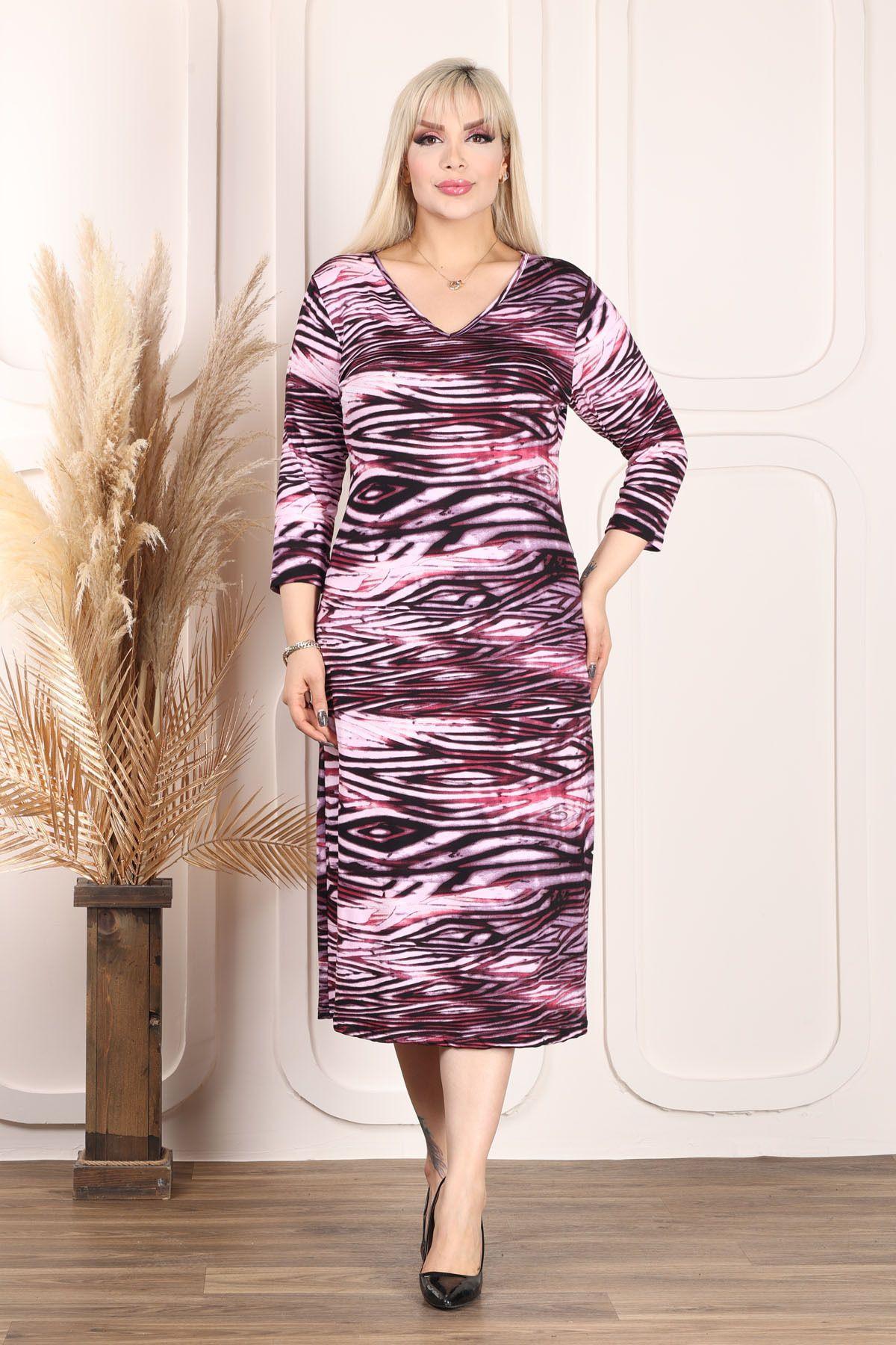 Women s Big Size Dress V-Neck Pink Black Tree Bark Pattern Plus Size Flexible Dress XL/2XL
Women s Big Size Dress V-Neck Pink Black Tree Bark Pattern Plus Size Flexible Dress XL/2XL