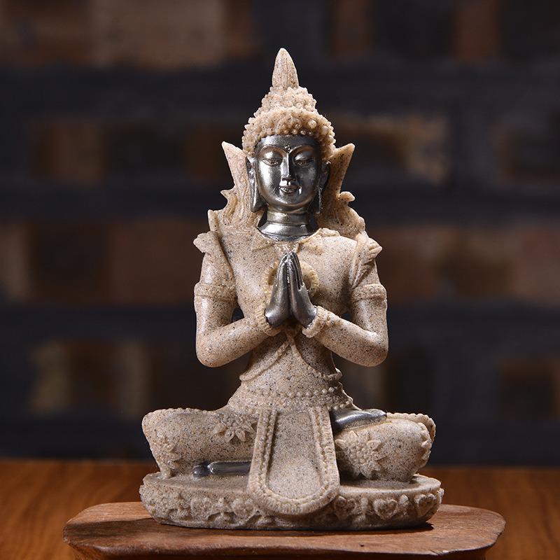 Southeast Asia Sandstone Resin Buddha Sculpture - Home Decoration & Gifts
Southeast Asia Sandstone Resin Buddha Sculpture - Home Decoration & Gifts