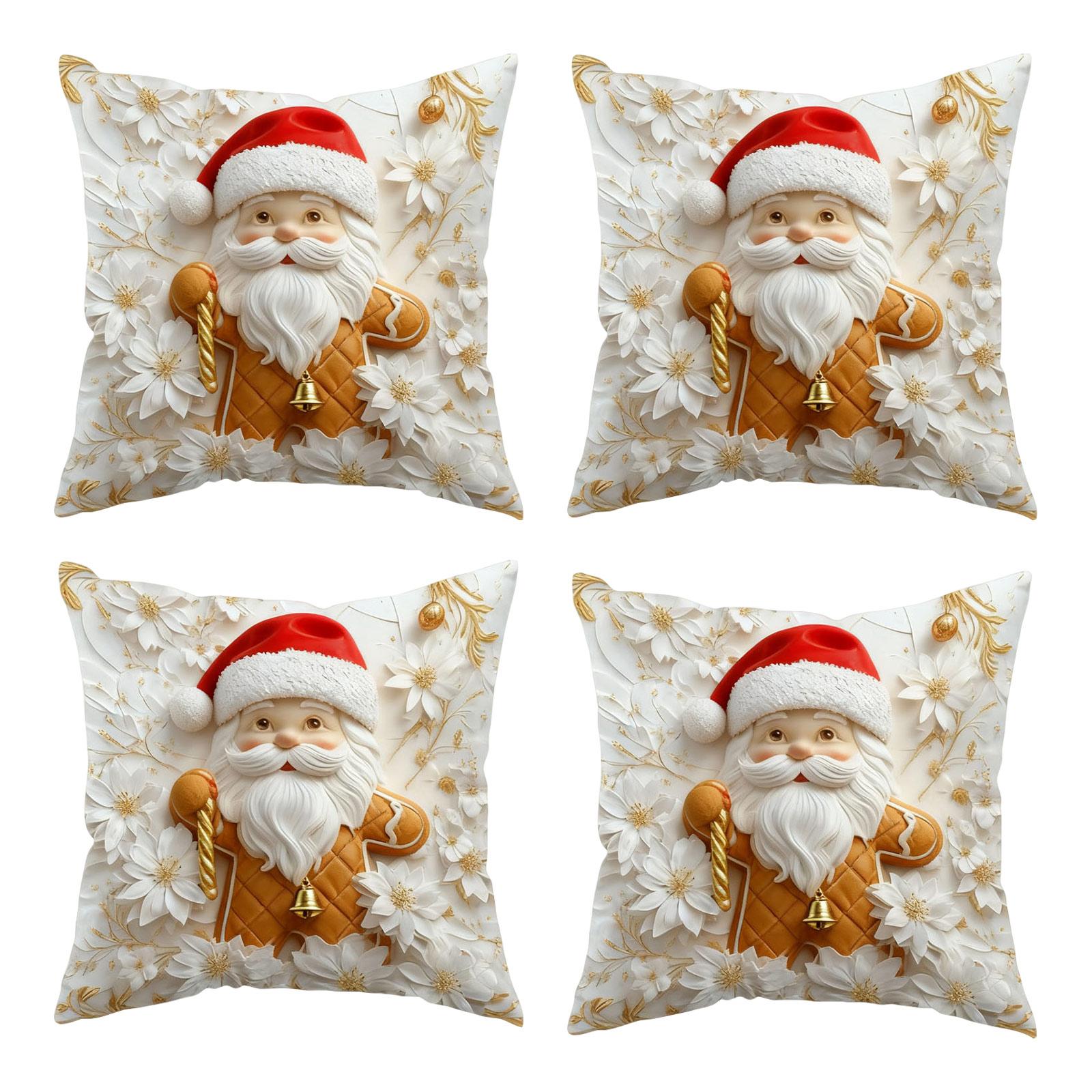 Christmas Throw Pillowcase, Christmas Home Decoration Pillow Cover, Set Of 4 One Size
Christmas Throw Pillowcase, Christmas Home Decoration Pillow Cover, Set Of 4 One Size