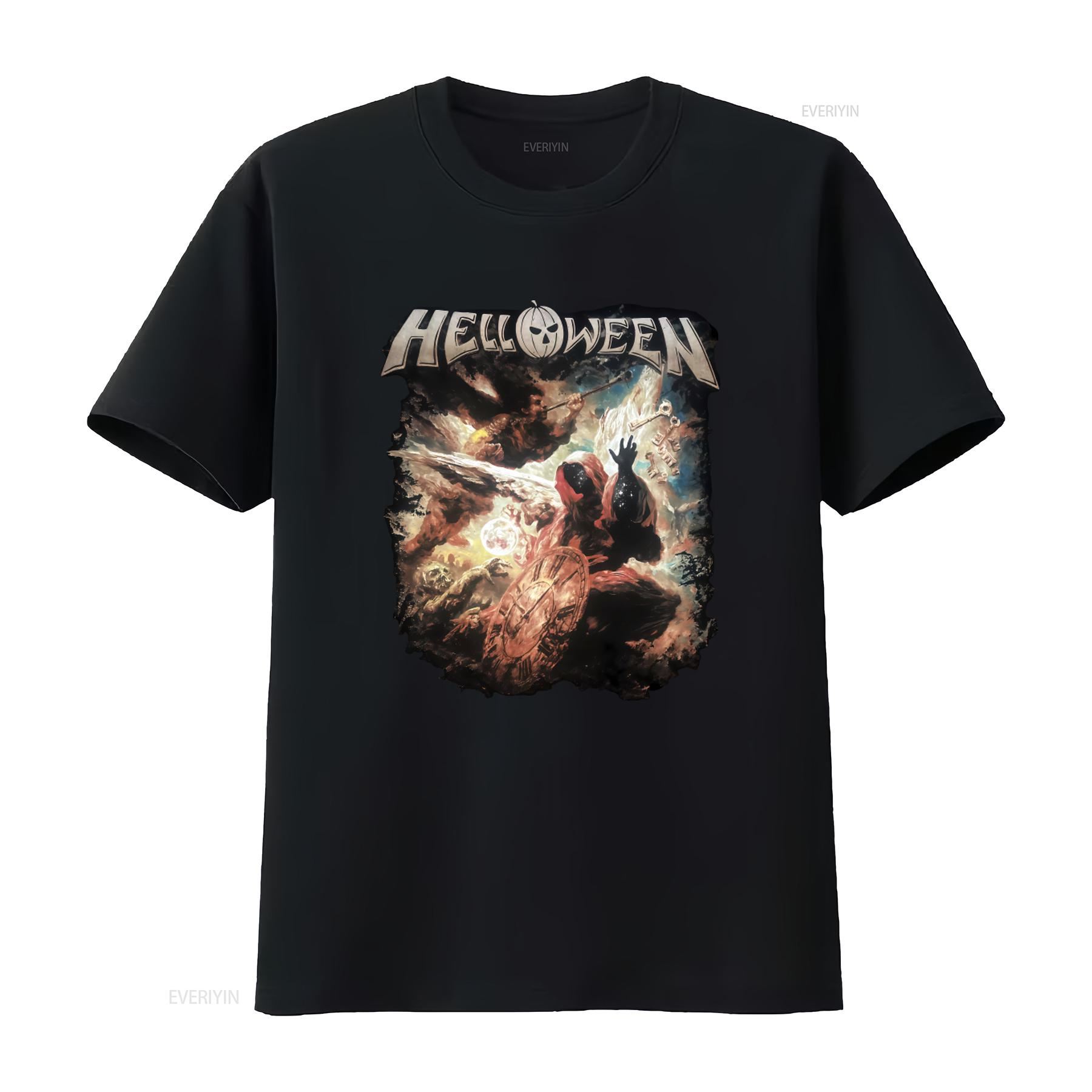 Helloween Album Cover Print Black T Shirt for Men Rock Band Music Fans vintage Washed Top For Everyday Wear Stylish fashion 4XL
Helloween Album Cover Print Black T Shirt for Men Rock Band Music Fans vintage Washed Top For Everyday Wear Stylish fashion 4XL