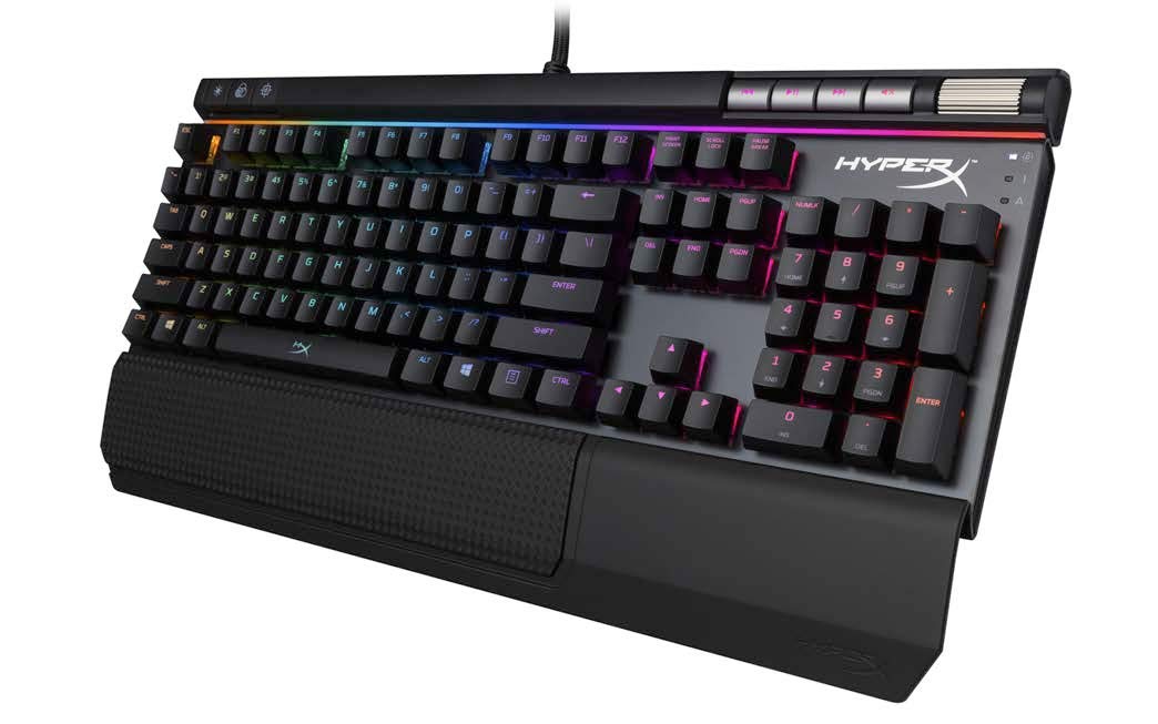 Ігрова клавіатура HyperX Alloy Elite RGB Red Axis для геймерів USB-порт для зарядки, світлодіодне підсвічування, 2 роки гарантії HX-KB2RD2-US/R1 чорний
Ігрова клавіатура HyperX Alloy Elite RGB Red Axis для геймерів USB-порт для зарядки, світлодіодне підсвічування, 2 роки гарантії HX-KB2RD2-US/R1 чорний