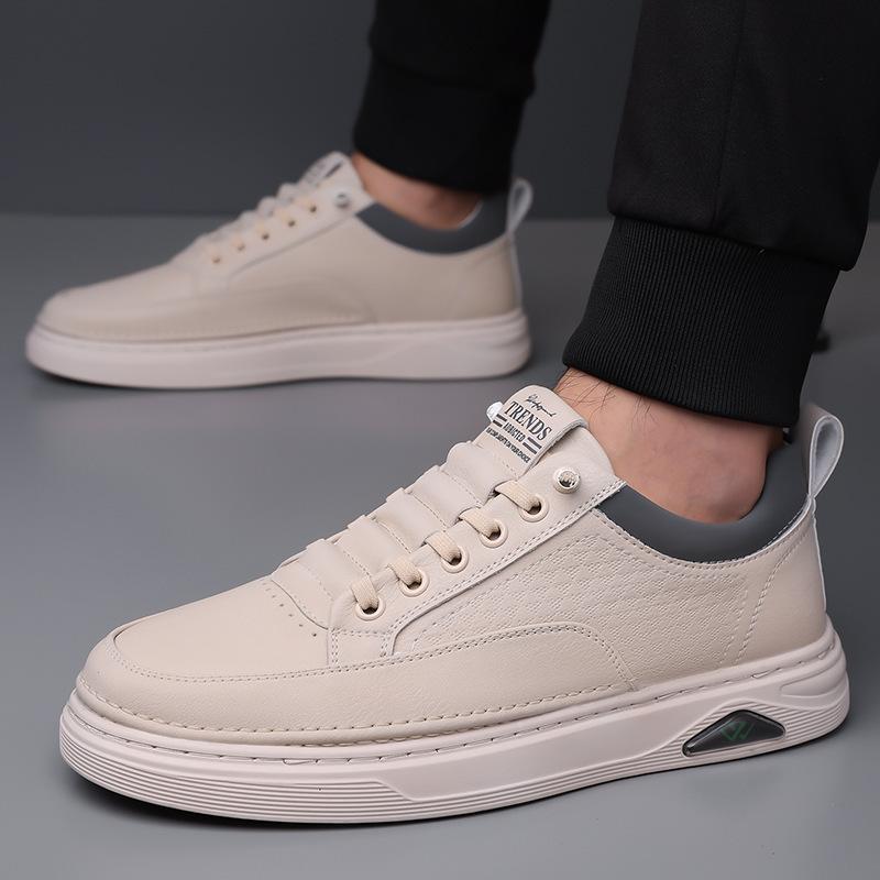 Little white shoes new men s casual leather shoes men s handmade online cowhide youth versatile board shoes tide 44
Little white shoes new men s casual leather shoes men s handmade online cowhide youth versatile board shoes tide 44