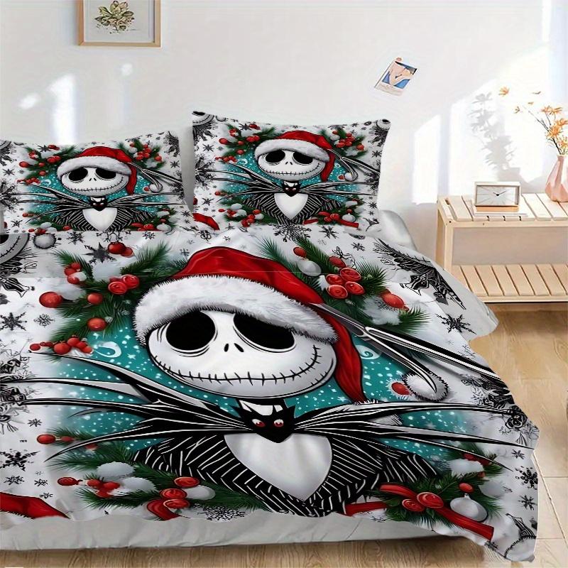 3pcs Christmas Jack Bedding Set - Includes Quilt Cover and Pillowcases, Suitable for All Seasons, Machine Washable - Ideal Gift for Family and Fr 135x200cm
3pcs Christmas Jack Bedding Set - Includes Quilt Cover and Pillowcases, Suitable for All Seasons, Machine Washable - Ideal Gift for Family and Fr 135x200cm