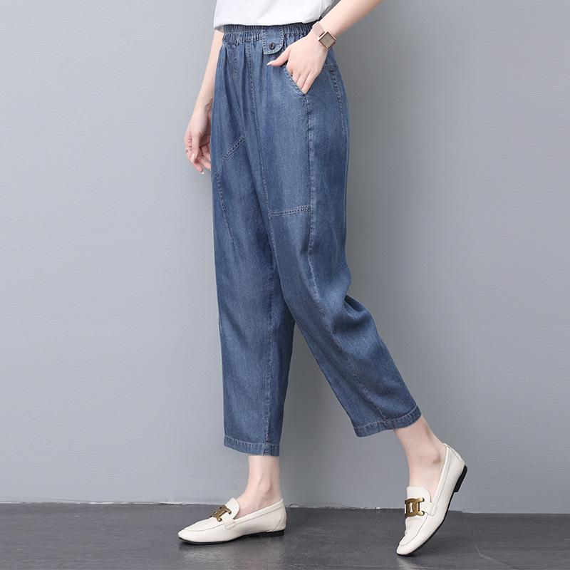 Women s Summer 2024 Loose High Waist Tencel Harem Pants XXXL (Recommended 155-165 jin) джинсовий синього кольору
Women s Summer 2024 Loose High Waist Tencel Harem Pants XXXL (Recommended 155-165 jin) джинсовий синього кольору
