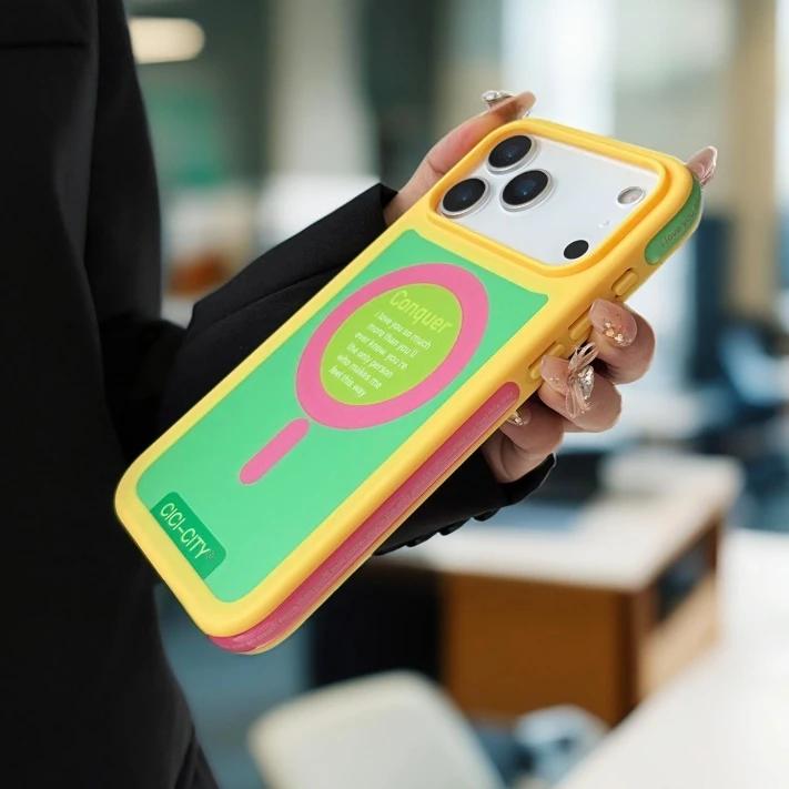 Colorful for Magsafe Matte Slim Case for iPhone 17 16 15 14 13 Pro Max 17 Air Color Collision Wireless Charging Shockproof Cover iPhone 13
Colorful for Magsafe Matte Slim Case for iPhone 17 16 15 14 13 Pro Max 17 Air Color Collision Wireless Charging Shockproof Cover iPhone 13