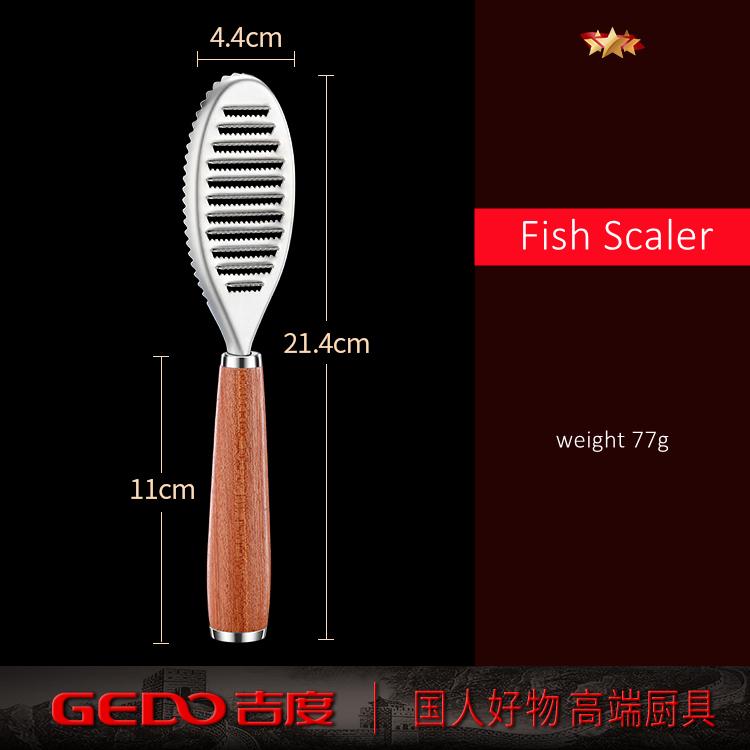 LFGB Certification 304 Stainless Steel Fish Scraper 2 Side Serrations Scale Remove Tool Fish Scaler Kitchen Ginger Masher
LFGB Certification 304 Stainless Steel Fish Scraper 2 Side Serrations Scale Remove Tool Fish Scaler Kitchen Ginger Masher