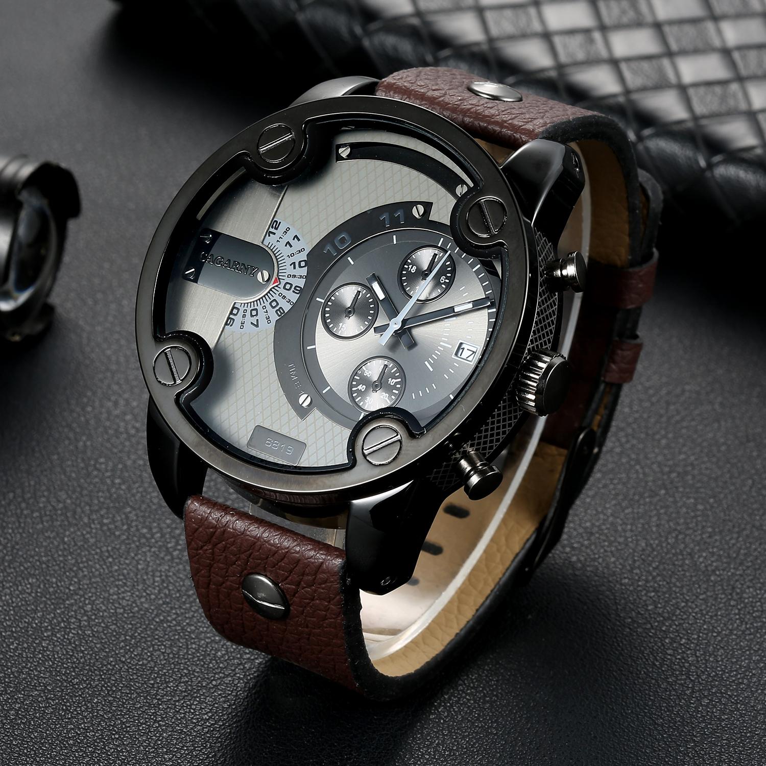 Men s Watch Fashion Casual Quartz Leather Man Wristwatch Date Waterproof CAGARNY 6819 Large dial Brand Men Watches коричневий
Men s Watch Fashion Casual Quartz Leather Man Wristwatch Date Waterproof CAGARNY 6819 Large dial Brand Men Watches коричневий