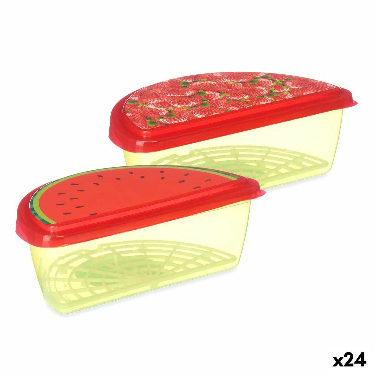Пластиковая коробка для завтрака с клубникой, арбузом и фруктами 23 x 8 x 13 см (24 единицы) TU прозрачный
Пластиковая коробка для завтрака с клубникой, арбузом и фруктами 23 x 8 x 13 см (24 единицы) TU прозрачный